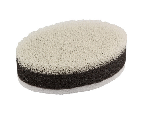 Набор губок для мытья посуды трехслойных KS-09 (белый/черный), 10 шт