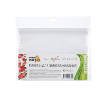 Пакеты для замораживания Рыжий кот 105523 1,5л 26x20см 3шт 