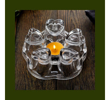 Подставка AROMA под заварочный чайник, стеклянная, размер: 12,5*5*14 см