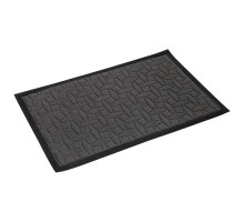 Придверный коврик Листья, 40*60 см, полиэстер, с подложкой из ПВХ