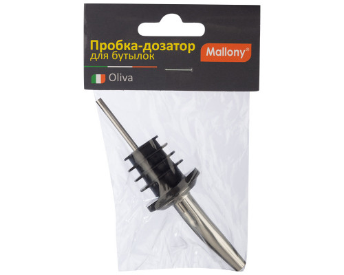 Пробка-дозатор для бутылок OLIVA для масла/уксуса/вина/напитков, 11 см