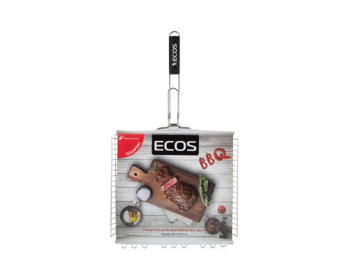 Решетка для барбекю ECOS RD-103-1C (глубокая, регулир. глубина, р-р 40х35х5 см, общая длина 70 см)