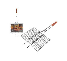 Решетка для барбекю ECOS RD-172D (р-р 35x25x2см, общая длина 70 см, сталь с а/пригарным покр.)