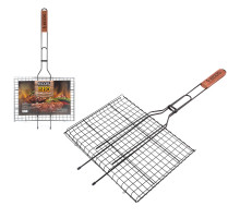 Решетка для барбекю ECOS RD-172D (р-р 35x25x2см, общая длина 70 см, сталь с а/пригарным покр.)