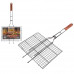 Решетка для барбекю ECOS RD-172D (р-р 35x25x2см, общая длина 70 см, сталь с а/пригарным покр.)