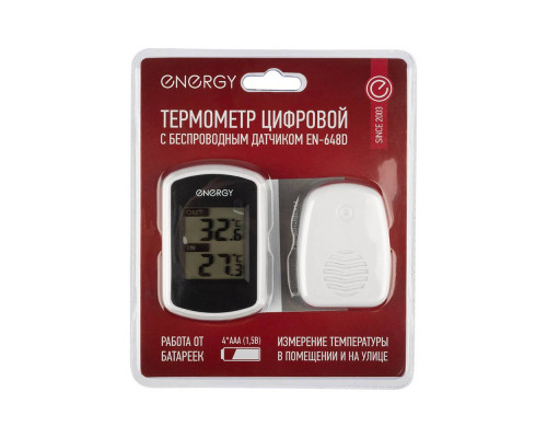 Термометр цифровой Energy EN-648D с беспроводным датчиком