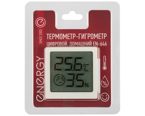 Термометр-гигрометр цифровой, домашний Energy EN-646