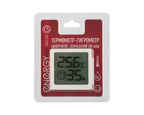 Термометр-гигрометр цифровой, домашний Energy EN-646