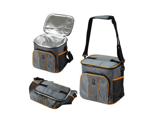 Термосумка Leonord ML15202, 20л, р-р: 30x22x30см, цвет: серый+оранжевый