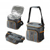 Термосумка Leonord ML15202, 20л, р-р: 30x22x30см, цвет: серый+оранжевый