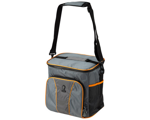 Термосумка Leonord ML15202, 20л, р-р: 30x22x30см, цвет: серый+оранжевый