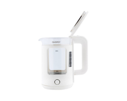 Чайник ENERGY E-256 (1.5л) стекло, белый
