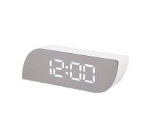 Часы электронные HomeStar HS-0121 (107613) 1Вт LCD пластик белый