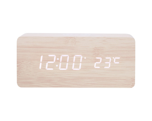 Часы электронные с беспроводной зарядкой HomeStar HS-0123