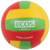 Мяч волейбольный ECOS MOTION и насос VB105P (№5, 3-цвет., машин.сшивка, ПВХ)