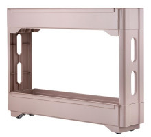 Этажерка Keeplex коллекция Regular, на колесиках, узкая, двухсекционная, 537х138х166 