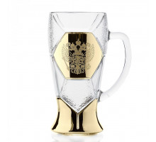 Набор бокалов для пива 2 пр. GLASSTAR "Герб" GN1404, 0,5 л, стекло