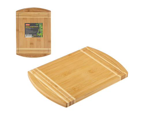 Доска разделочная из бамбука Foresta di bambù, р-р: 28*19.5*1.5 см