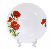 Тарелка десертная МФК "Маки" MFK21045, 19см, стеклокерам., кругл., бел., декор.