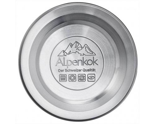 ALPENKOK AK-535 Чайник из нерж.стали с ОКНОМ   2,7л,со свистком(12)