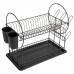WEBBER BE-7221 Сушилка для посуды двухуровневая разборная 43х23х36,5 см (12)
