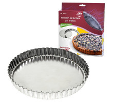 Кулинарная форма для пирога (разъемная), диам.22 см, h 2,8 см