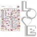 Набор кулинарных форм "LOVE". 4 шт. Размеры 6~7х7 см. NEW