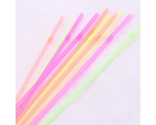 Трубочки для коктейля "Вечеринка" 50 шт. Длина 21 см.