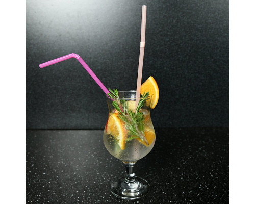 Трубочки для коктейля "Диско" 50 шт. Длина 24 см.