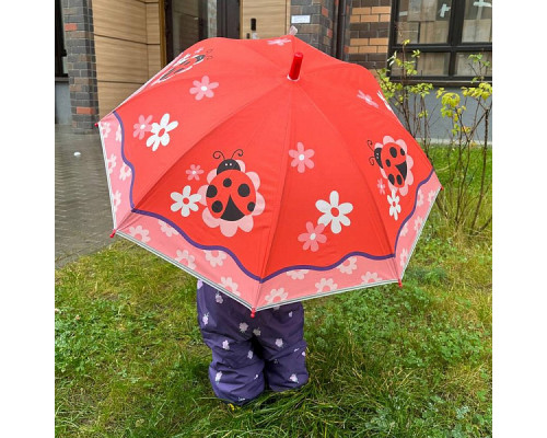 Зонт детский "Полет в лето" (полуавтомат) D80см