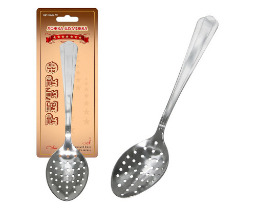 Ложка-шумовка "Ретро" (нерж.). Длина 20,5 см.