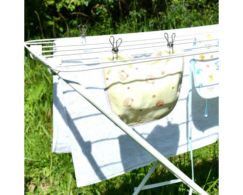 Прищепки для белья металлические. Набор 10 шт. Длина 6 см.