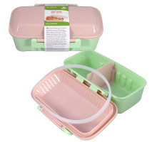 Контейнер для продуктов Мультидом YM80-398, 0,5л, 19×11,5×8 см, пласт., прямоуг.