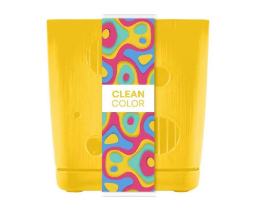 Горшок для цветов InGreen Clean Color 0,8л, cosmic yellow
