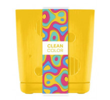 Горшок для цветов InGreen Clean Color 1,1л, cosmic yellow