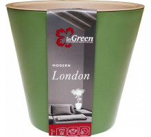 Горшок для цветов London D 12,5 см/1л оливковый