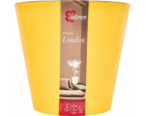 Горшок для цветов London D190 мм, 3,3л Спелая груша