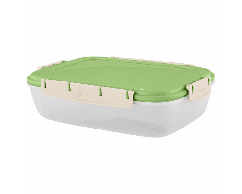 Контейнер для продуктов Sugar&Spice Barberry герметичный 1,3л прямоугольный фисташка