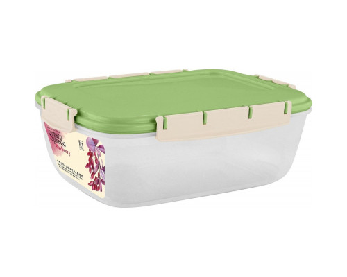 Контейнер для продуктов Sugar&Spice Barberry герметичный 1,8л прямоугольный фисташка