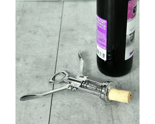 Штопор "Дейли" хром упак. Длина 17 см.