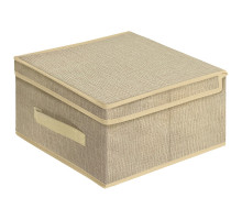 Коробка для хранения с ручкой, текстиль, размер: 30*30*16см
