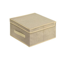 Коробка для хранения с ручкой, текстиль, размер: 30*30*16см
