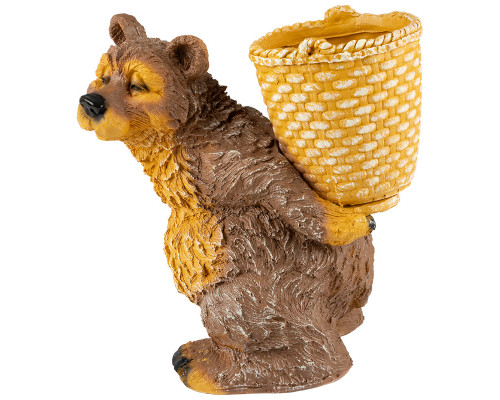 Фигурка садовая "Медведь с корзиной" H-30 см