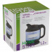 Чайник HomeStar HS-1056 (1,2 л), стекло, пластик, черный
