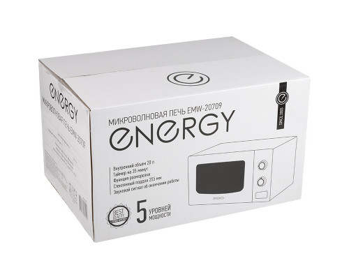 Микроволновая печь Energy EMW-20709, 700Вт, белая