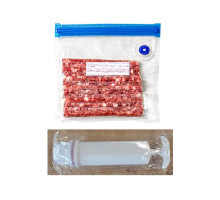 Набор вакуумных пакетов для продуктов, 10 шт, с насосом, VBA