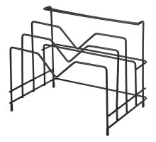Держатель настольный для крышек/досок L’ordine Nero, 26,5*19*21 см
