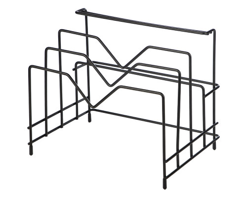 Держатель настольный для крышек/досок L’ordine Nero, 26,5*19*21 см