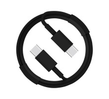 Кабель Energy ET-32 USB-С/USB-C, 1 м, 40 Вт, черный