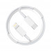 Кабель Energy ET-34 USB-С/Lightning (для продукции Apple), 1 м, 20 Вт, белый